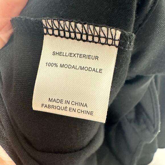 Haute Hippie Draped Jersey Link Tank Women's Black Size Large - Picture 6 of 6